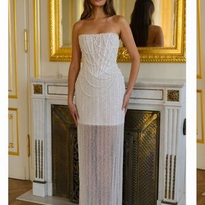 Rosie Etienne Pearl Lustre Wedding Gown